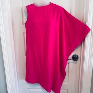 Ted Baker London Pink Bolty Side Drape Dress Size 1 NWT